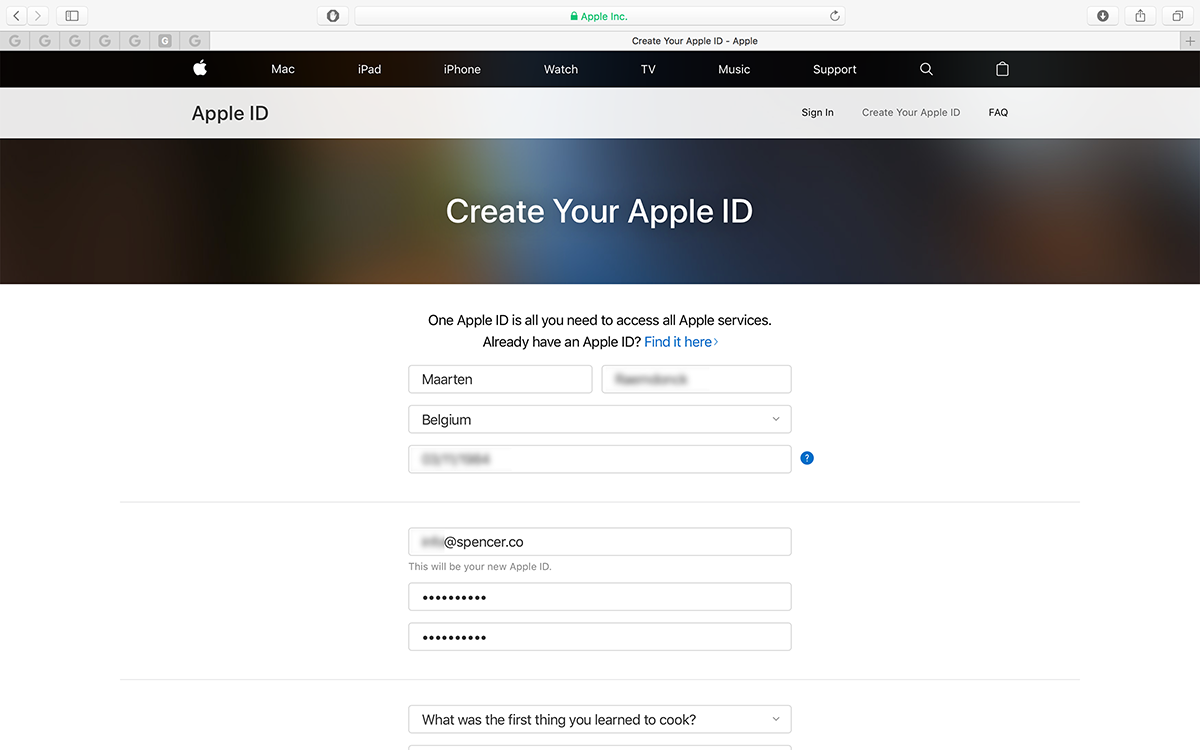 Setup Your Apple Developer Account