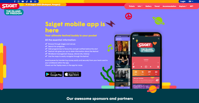 Sziget_Appmiral_App_Promo_Website